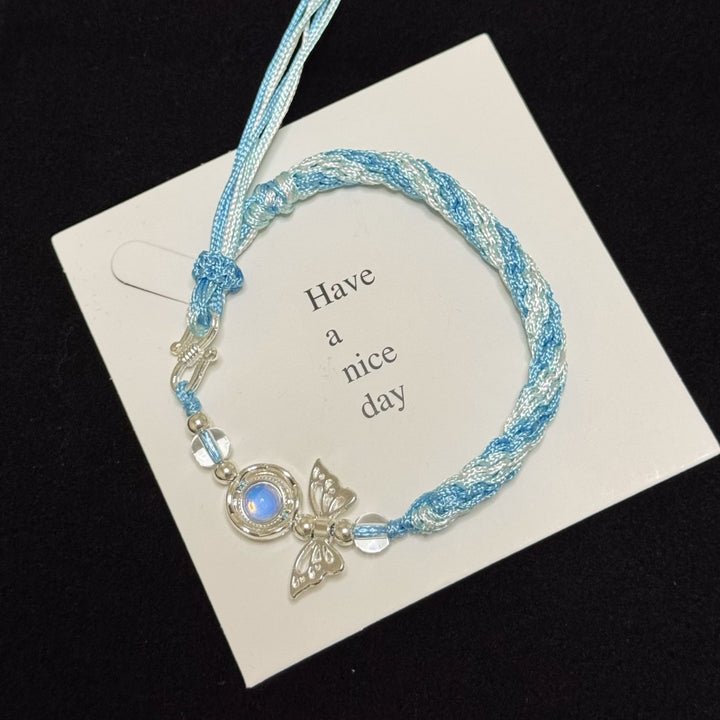 Butterfly Charm Adjustable Friendship Bracelet Kalsten