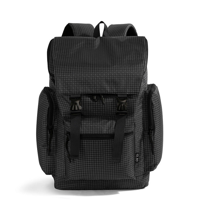Versatile Multi-Functional Grid Pattern Backpack Kalsten
