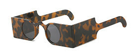 Avant-Garde Angular Frame Sunglasses Kalsten