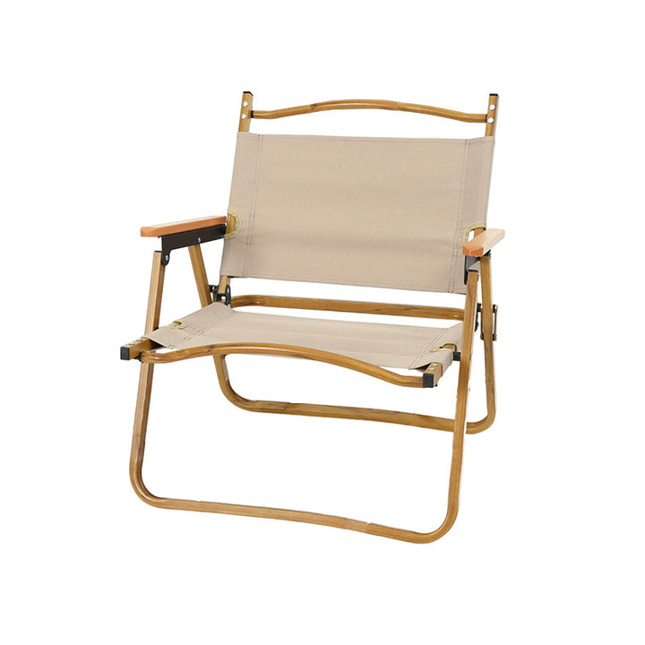 Folding chair with ergonomic design and sturdy frame Kalsten