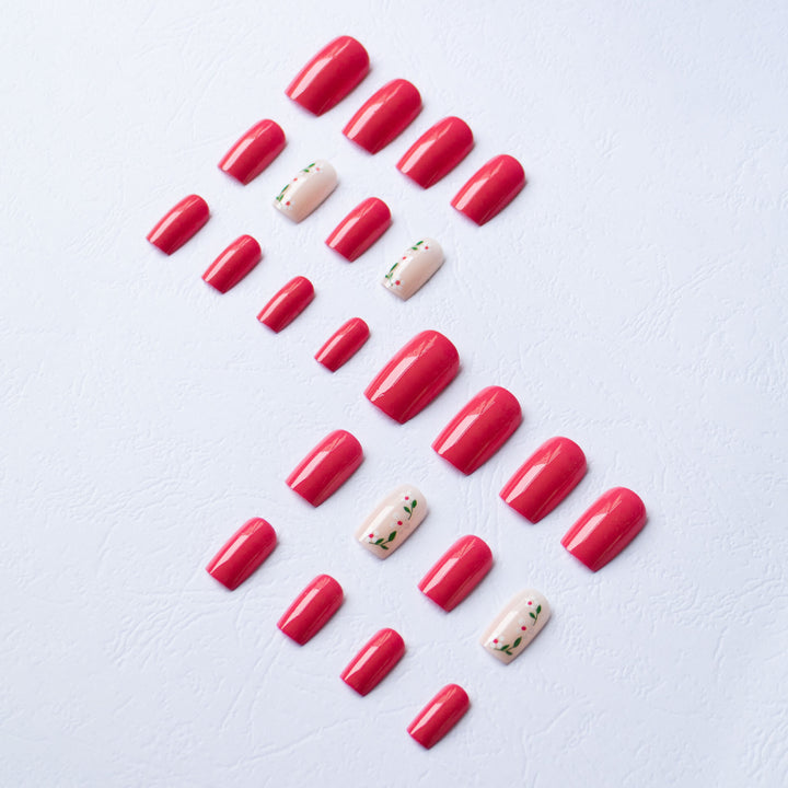 Floral Accented Nail Art Set