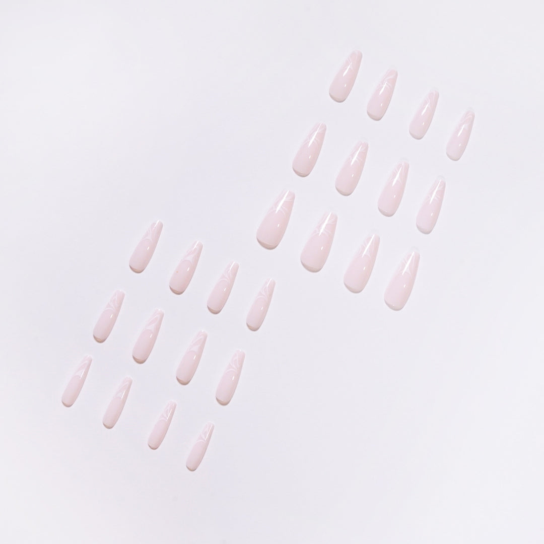 Artistic Nail Extensions with Elegant Fluid Design Kalsten