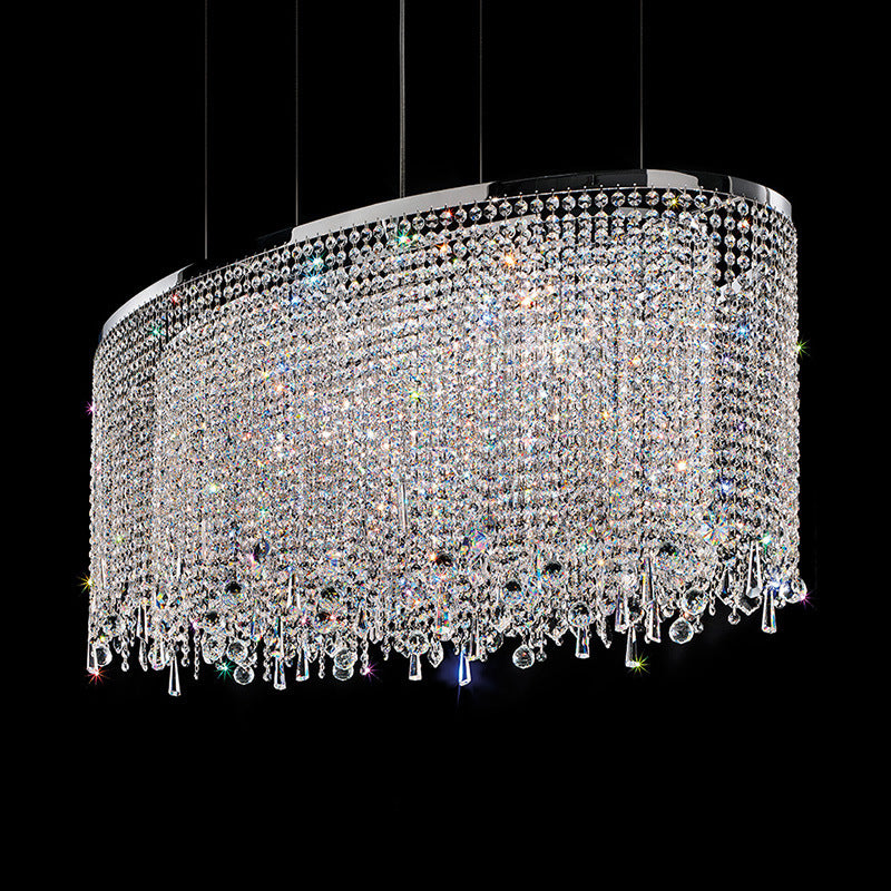 Elegant Crystal Flush Mount Lighting Fixture