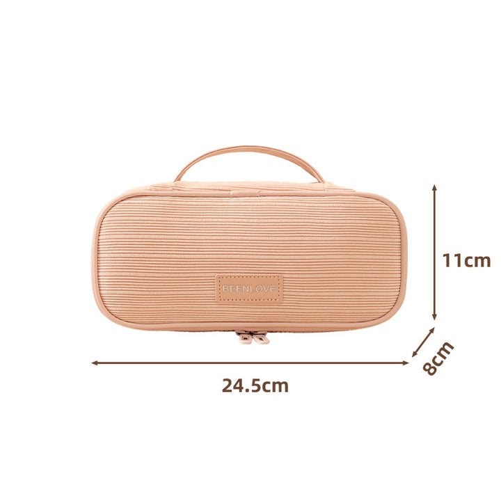 Textured Travel Makeup Case Kalsten