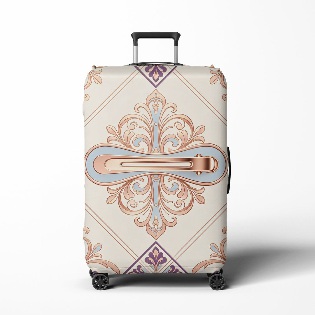 Women's suitcase with unique hand-drawn design Kalsten