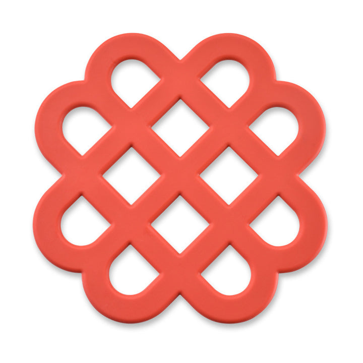 Heat-resistant silicone coaster with decorative design Kalsten