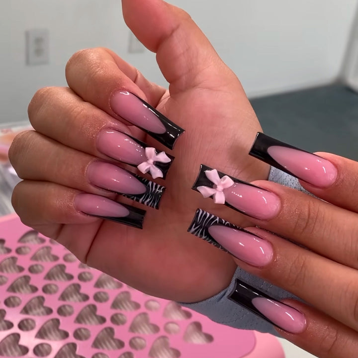 Elegant Decorative Press-On Nail Art Extensions Kalsten