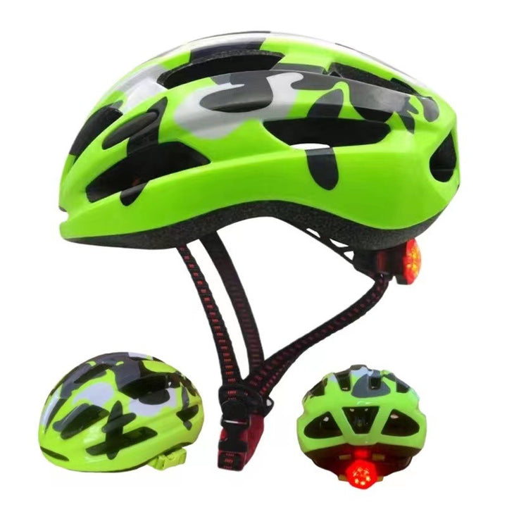 High-Visibility Cycling Helmet with LED Light Kalsten