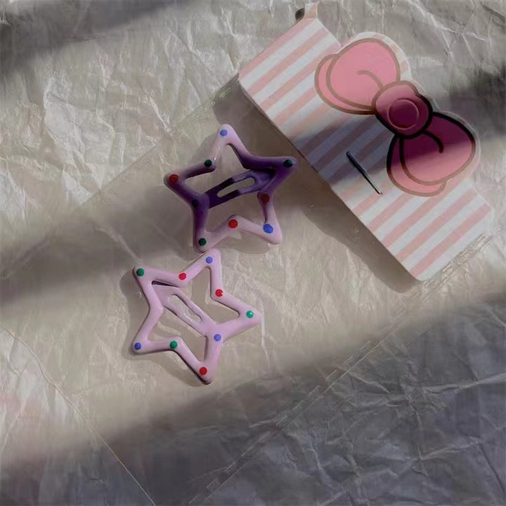 Playful Star-Shaped Hair Clips Kalsten