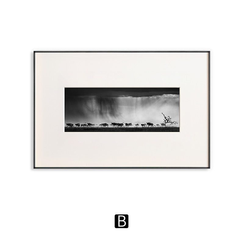 Panoramic Wildlife Framed Wall Art