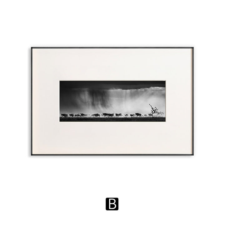 Panoramic Wildlife Framed Wall Art