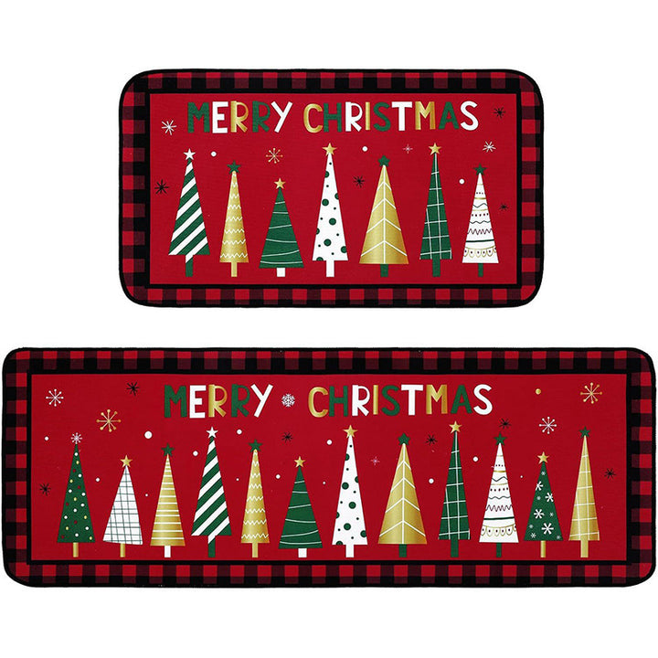 Festive Christmas Kitchen Mat Set Kalsten