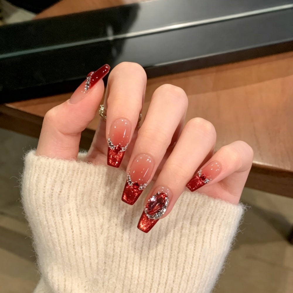 Luxury Glittering Press-On Nail Set Kalsten