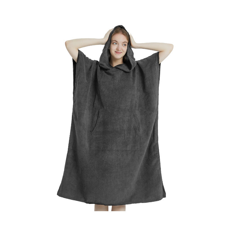 Women's Cozy Hooded Bathrobe Kalsten