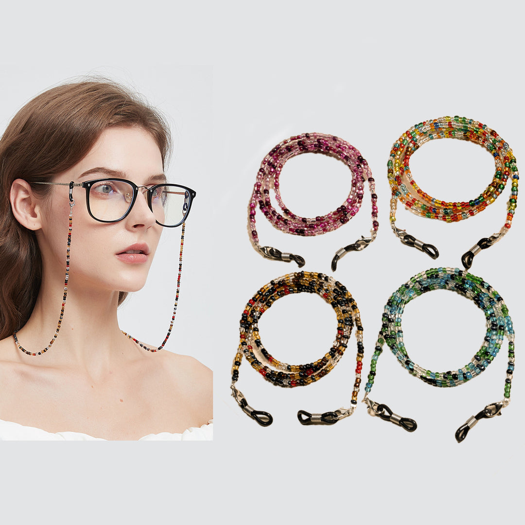 Beaded Eyewear Chain with Secure Clasp Kalsten