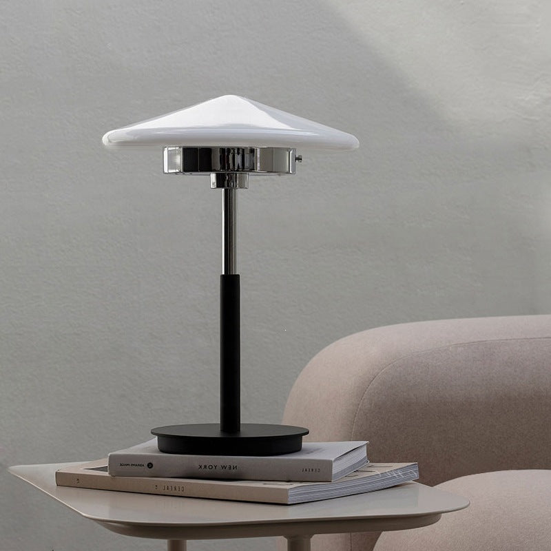 Modern Minimalist Table Lamp with Geometric Shade