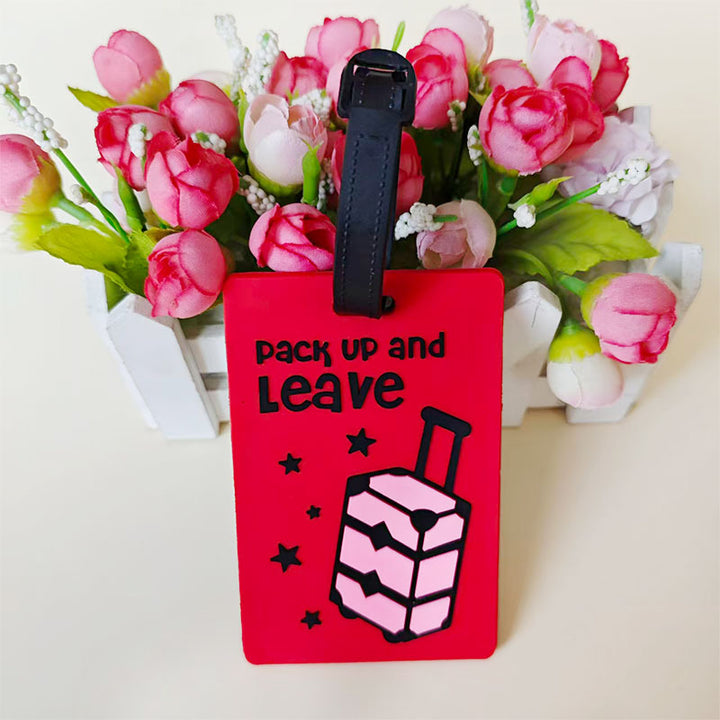 Unisex luggage tag in creative rainbow design Kalsten