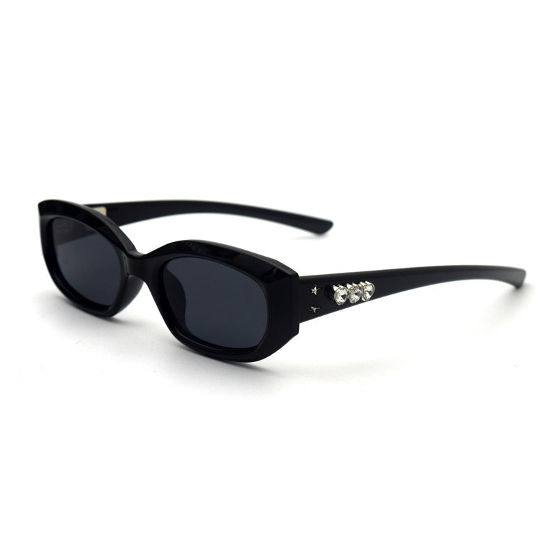 Trendy Cat-Eye Sunglasses with Adorable Teddy Bear Accent Kalsten
