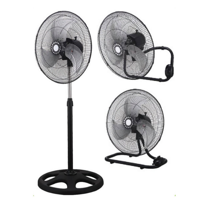 Unisex Stand Fan with flexible height adjustment and quiet operating modes Kalsten