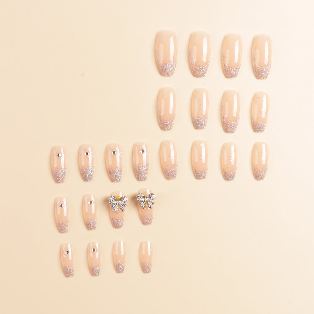 Sparkling Glitter Press-On Nail Tips Kalsten