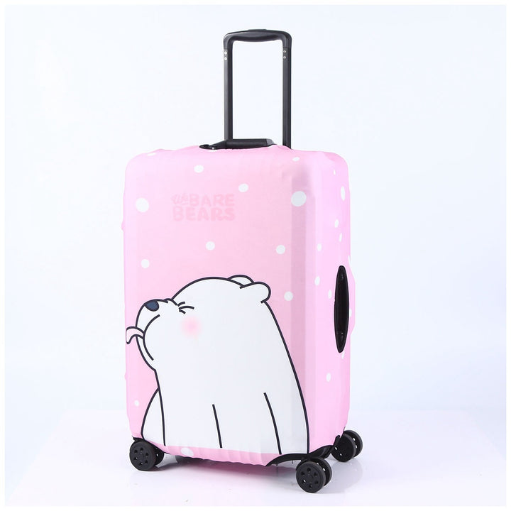 Tropical Leaf Print Hard Shell Luggage Kalsten