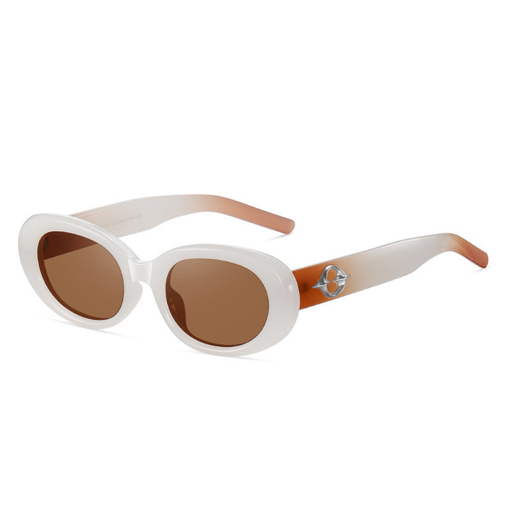 Retro-Inspired Oval Frame Sunglasses Kalsten
