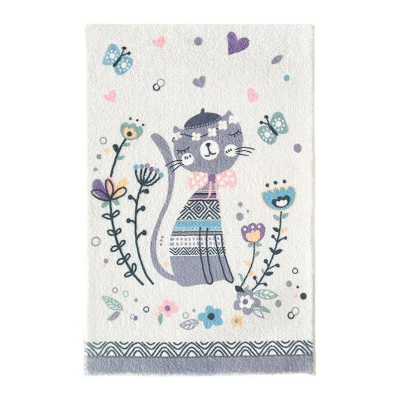 Cute Bunny-Themed Decorative Area Rug