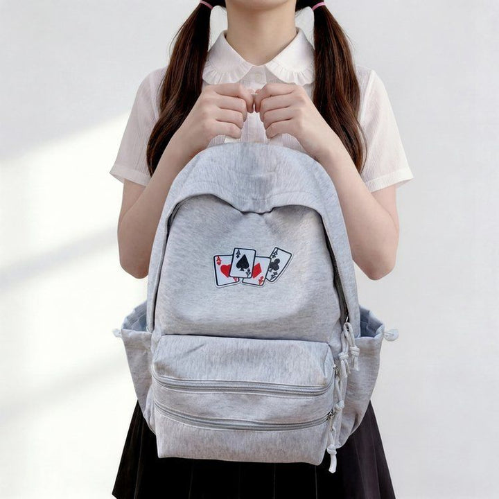 Playful Graphic Print Backpack