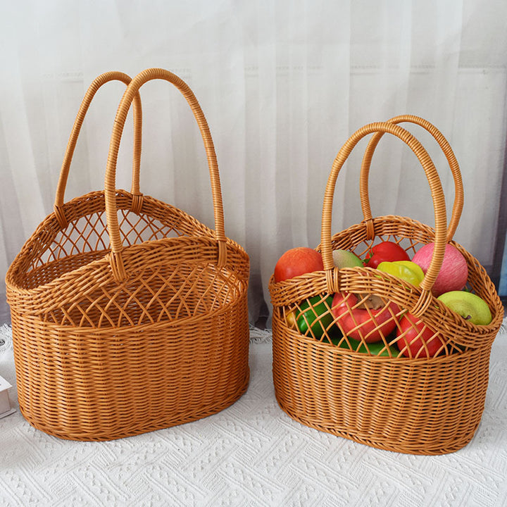 Handwoven Market Tote Basket Kalsten