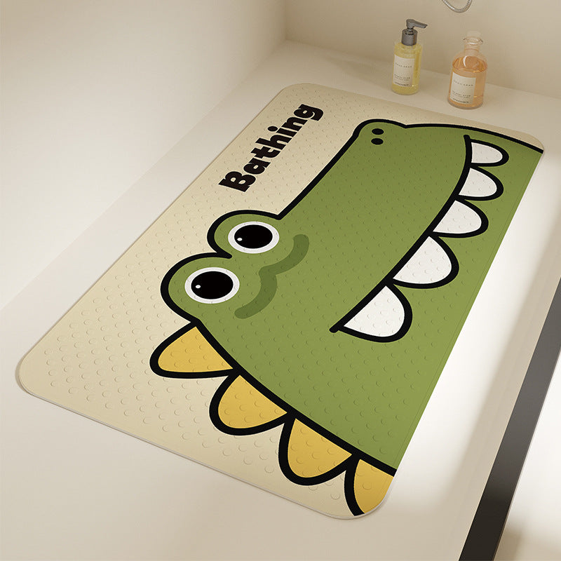 Cute Cartoon Dinosaur Bath Mat Kalsten