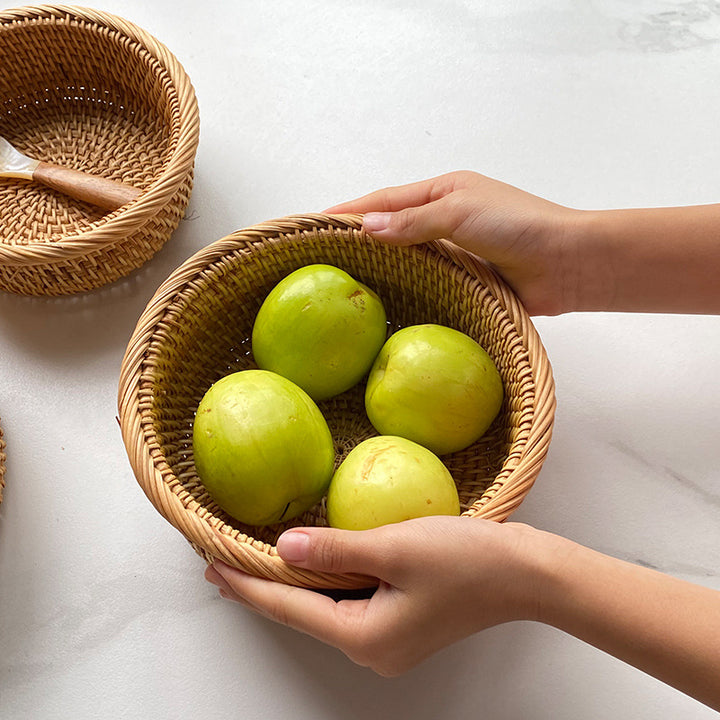 Set of three handcrafted baskets Kalsten