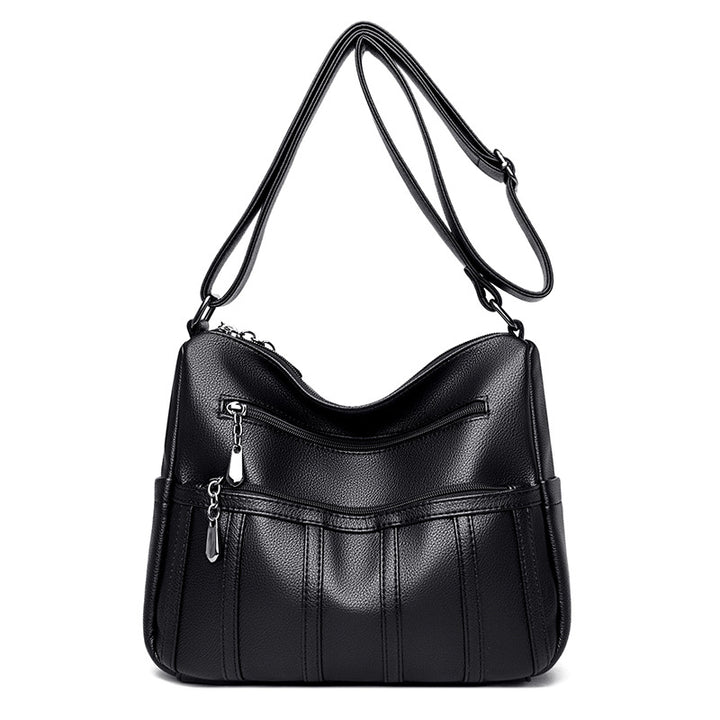 Elegant Textured Shoulder Bag Kalsten