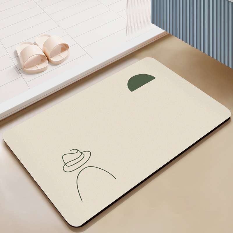 Decorative Elephant-Themed Floor Mat