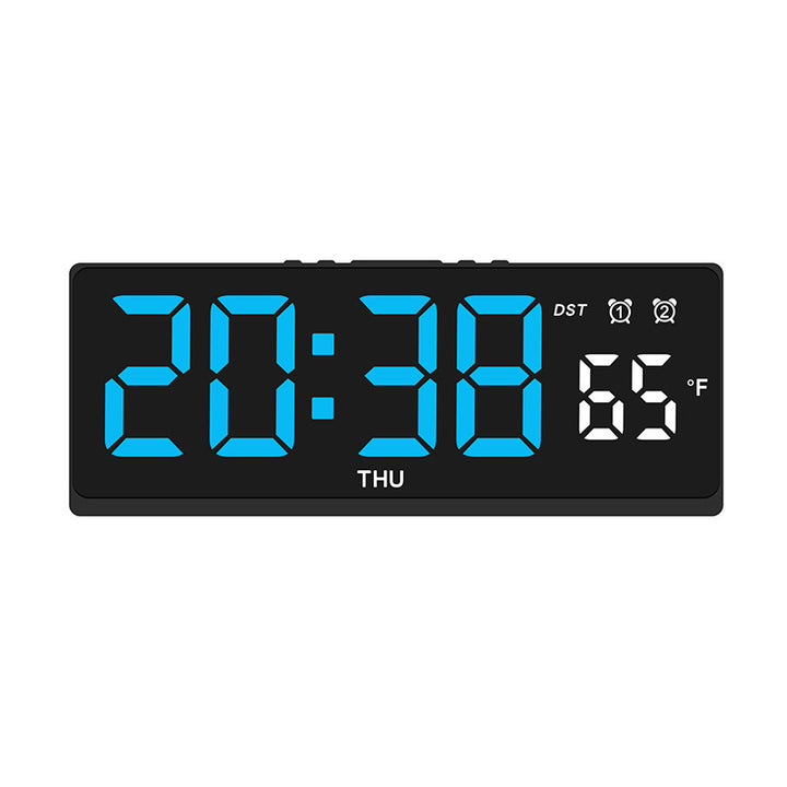 Digital alarm clock with large LED display and weather forecast Kalsten