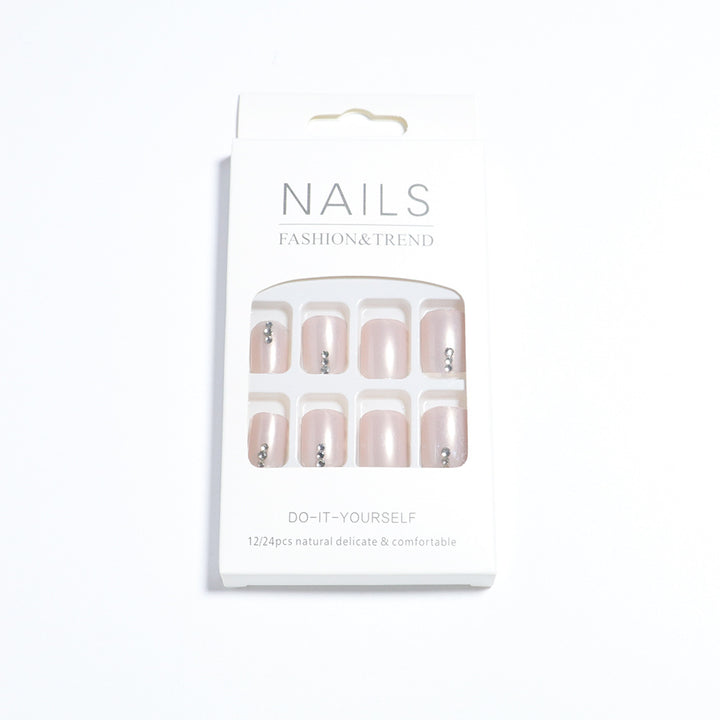 Premium Decorative Press-On Pedicure Nail Set Kalsten