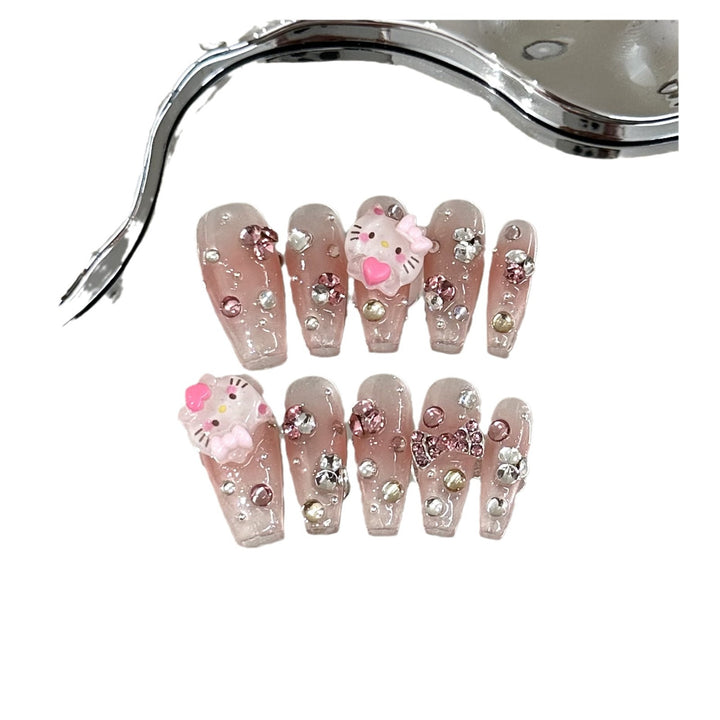 Whimsical Character-Themed Press-On Nail Set