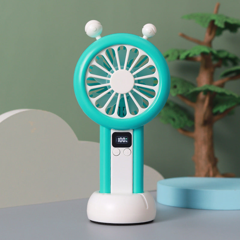 Ladies portable mini fan with LCD display from Kalsten