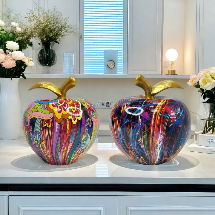 Decorative apple figure with artistic design Kalsten