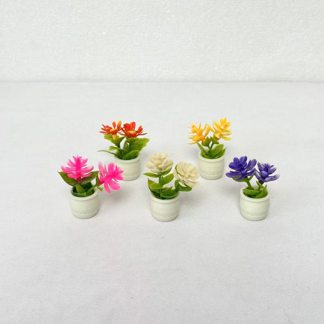 Miniature Flower Pot Set