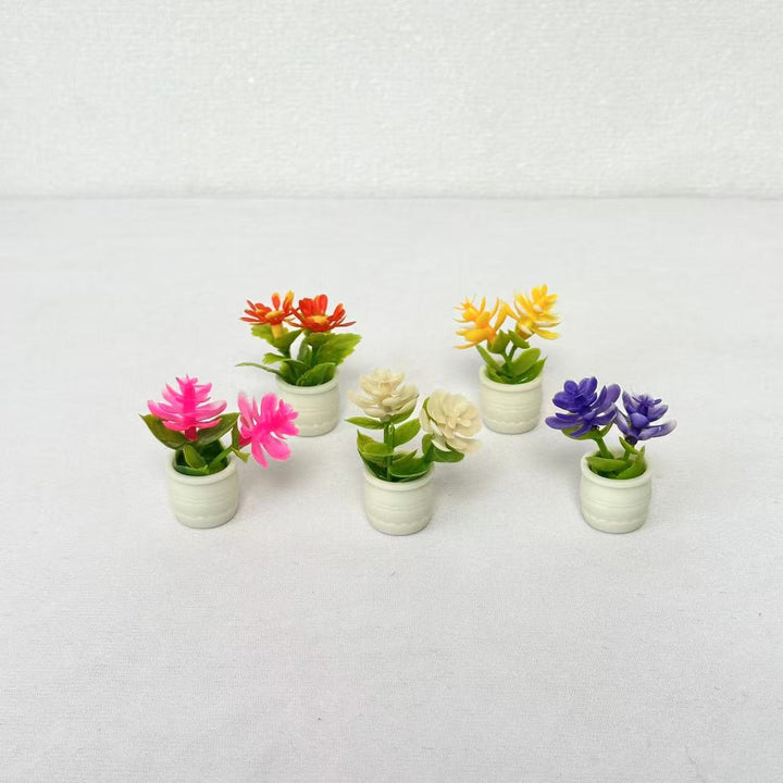 Miniature Flower Pot Set