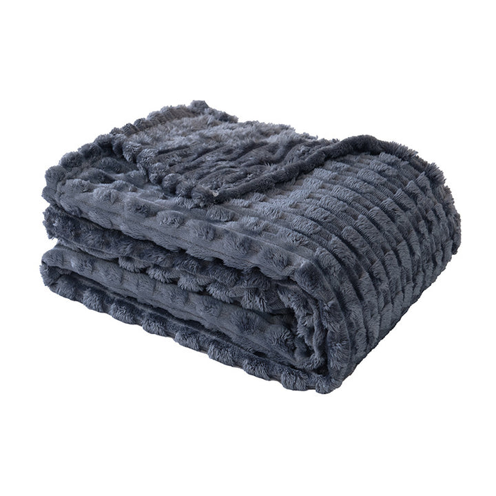 Women's extra warm and luxurious cuddly blanket with textured design Kalsten
