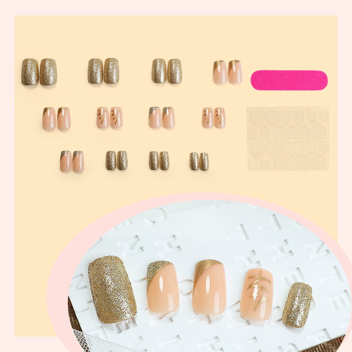 Elegant Luxury Press-On Nail Set Kalsten