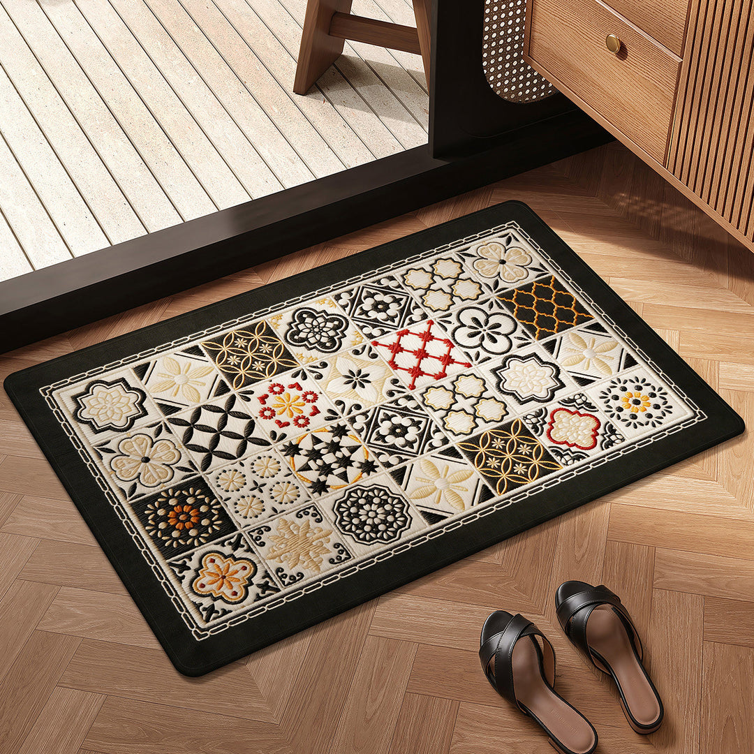 Embroidered Decorative Area Mat