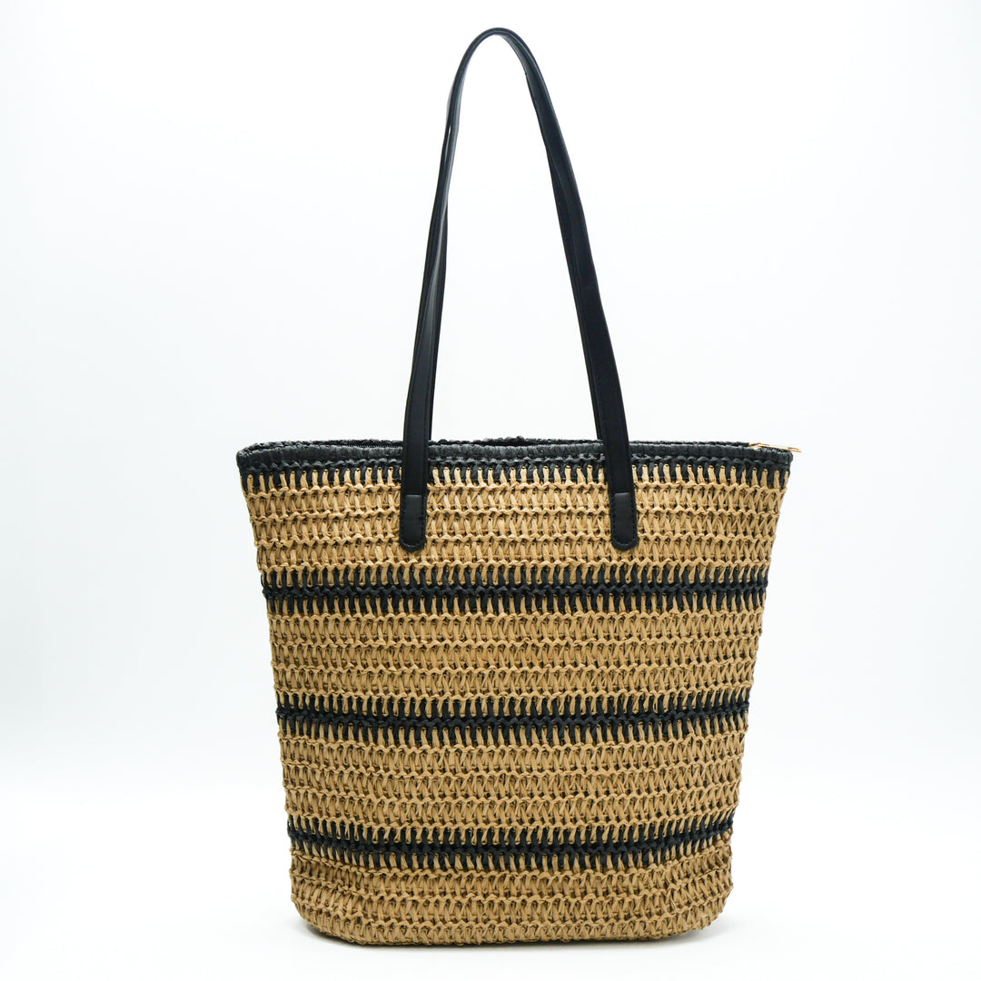 Spacious Beach Bag Made of Braided Natural Material Kalsten
