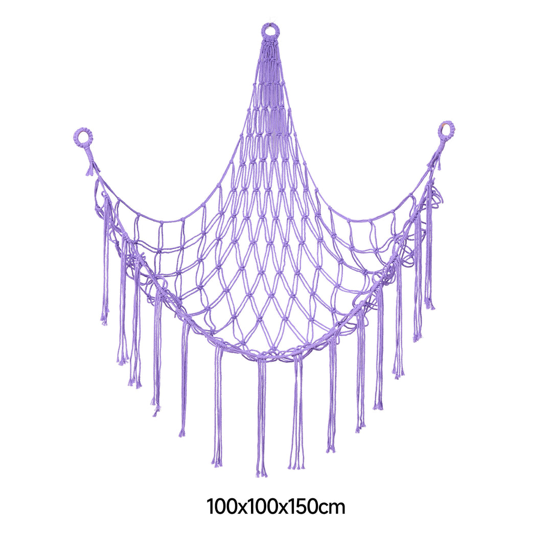 Macramé Hammock Hanging Storage