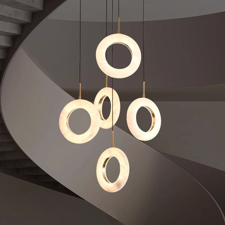Modern Circular Suspension Chandelier