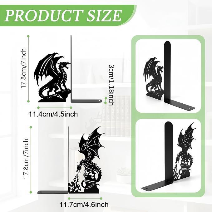 Dragon-Themed Bookend