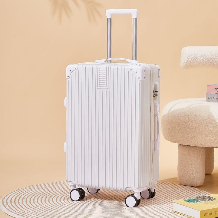 Hard-shell suitcase with double safety lock and flexible interior Kalsten