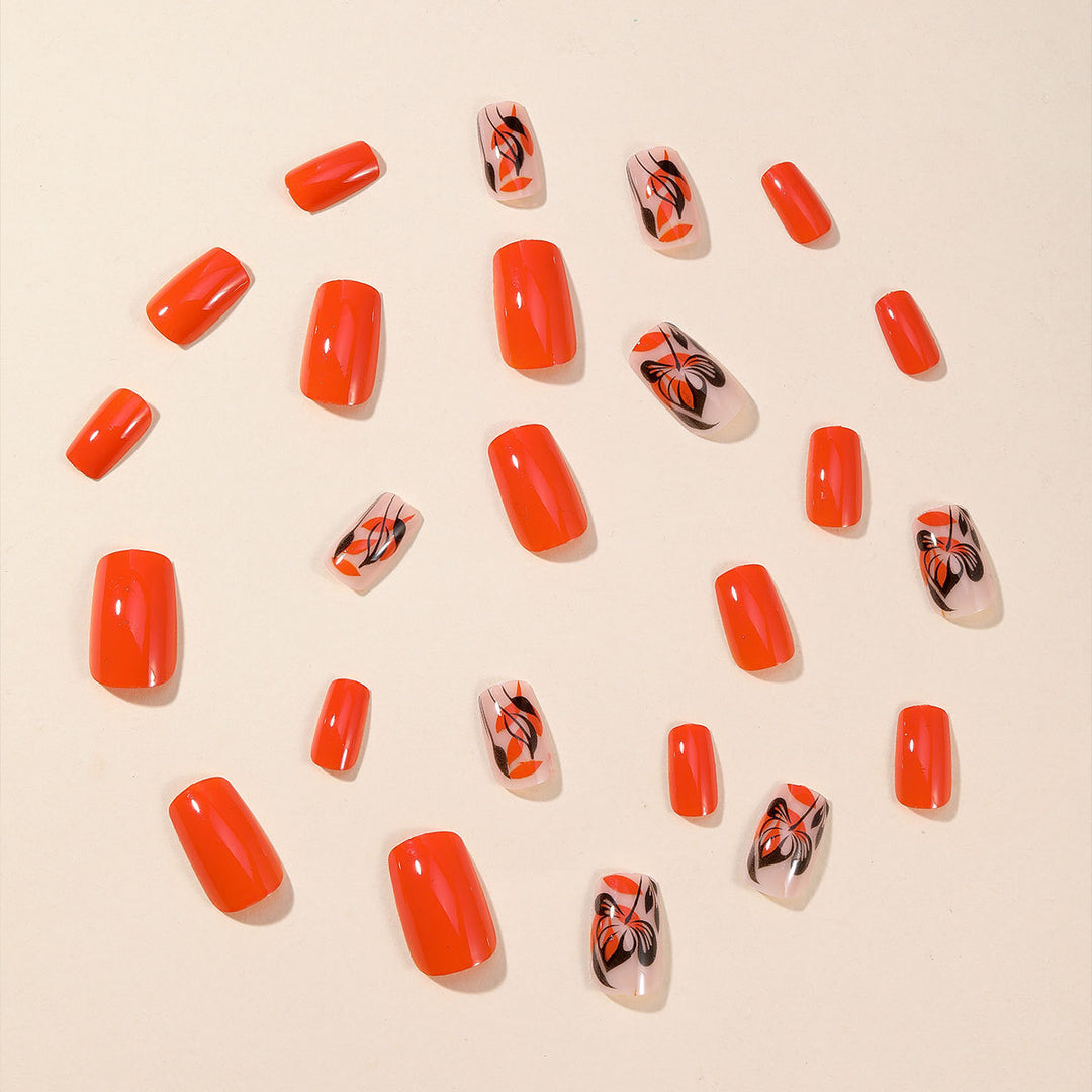 Artistic Floral Nail Art Design Kalsten
