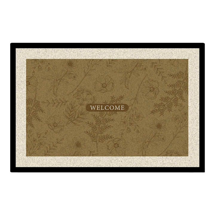 Elegant Textured Welcome Mat